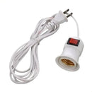 Soquete E27 com Cabo e Interruptor