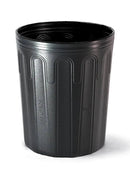 Vaso Plástico Redondo Preto 10 Litros